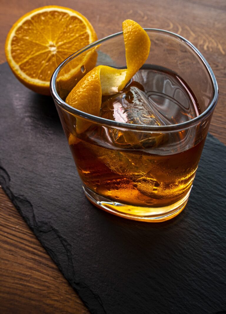 Orange-Stirred Cinnamon Old Fashioned
