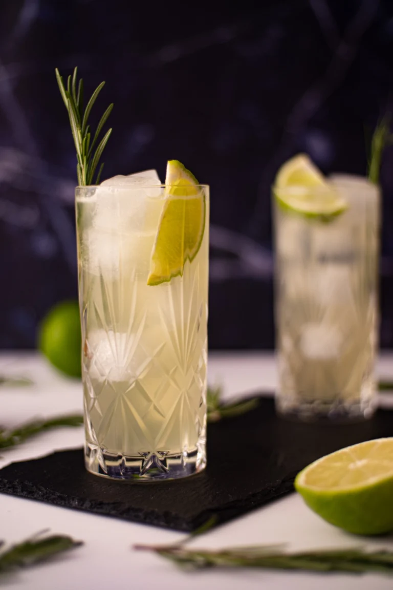 Rosemary Rickey - A refreshing ginger cocktail with herbal undertones